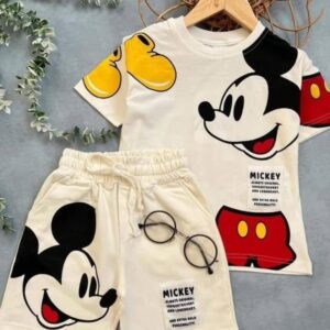 OMPAX Boys Printed T-shirt with Shorts