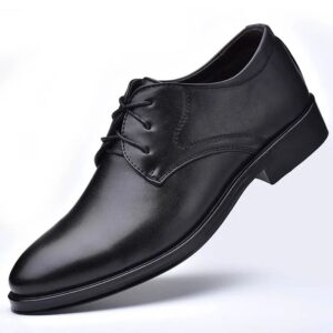 LOUIS STITCH Men Brunette Brown Formal Wholecut Lace-Up Derby Shoes